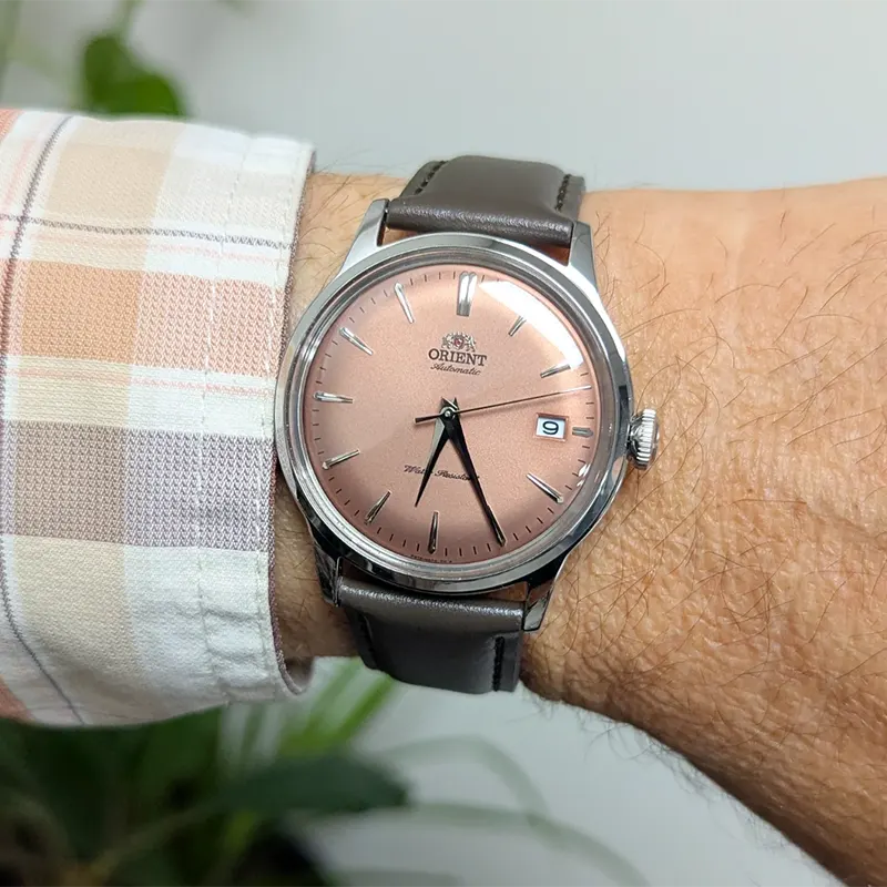 Orient Bambino Copper Dial Limited Edition Men's Watch- RA-AC0M15Y